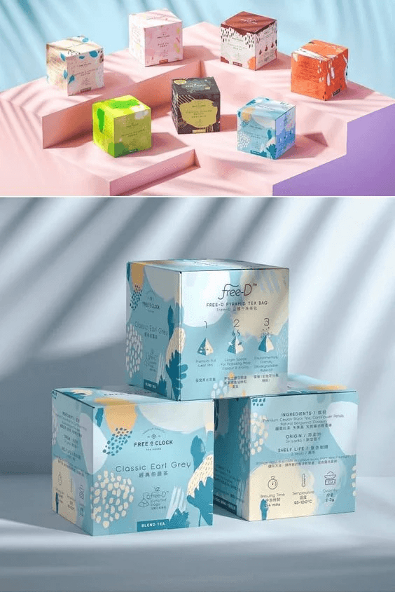 Product packaging mockup for brand design